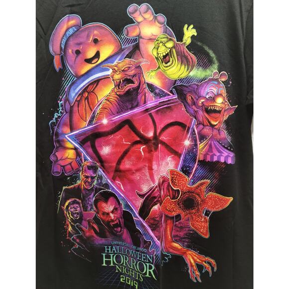Halloween Horror Nights 2019 Universal Studios Size Small Fear to the Max Tee - Picture 2 of 6